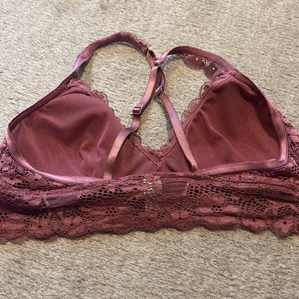 Sophie b. Lace Bralette dusty rose size M - Picture 4 of 7